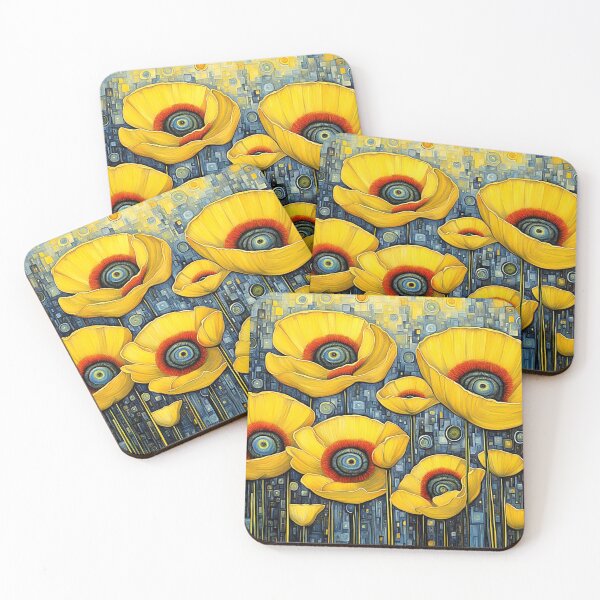 Item preview, Yellow Poppies 2 designed and sold by George Hutton Hunter.