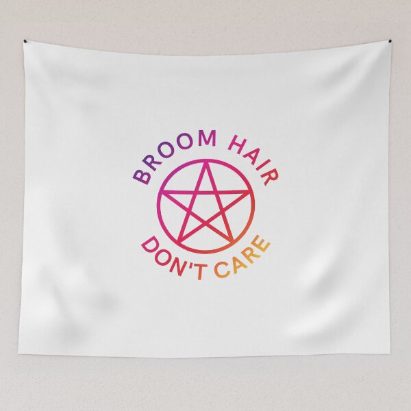 Item preview, Broom Hair Don't Care Funny Pagan Wiccan Cheeky Witch® designed and sold by cheekywitch.