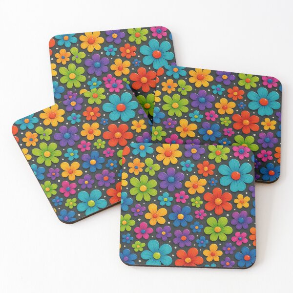 Item preview, Bright floral pattern on dark designed and sold by Sigtrix.