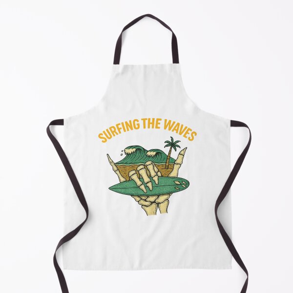 Item preview, Surfing the Waves – Skeleton Hand Island designed and sold by PhilllandArt.