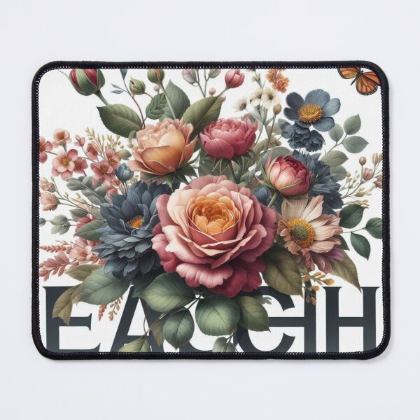 Item preview, Watercolor Flowers with Bold Typography – Modern Floral Word Art designed and sold by ashokreddy343.