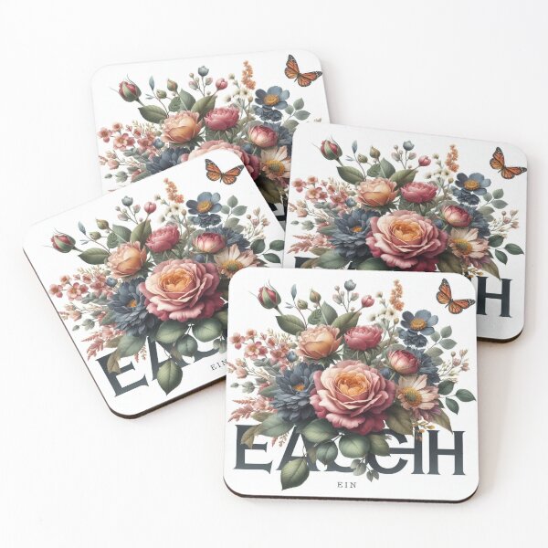 Item preview, Watercolor Flowers with Bold Typography – Modern Floral Word Art designed and sold by ashokreddy343.
