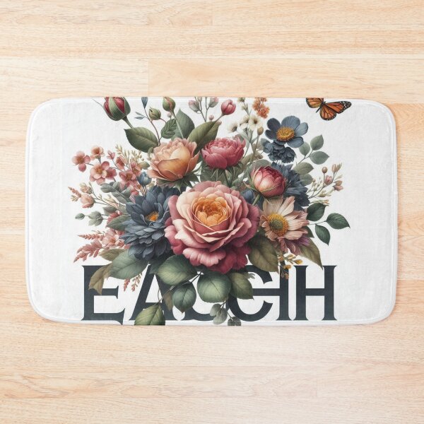 Item preview, Watercolor Flowers with Bold Typography – Modern Floral Word Art designed and sold by ashokreddy343.
