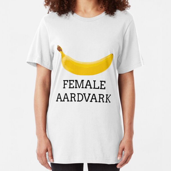 Female aardvark Slim Fit T-Shirt