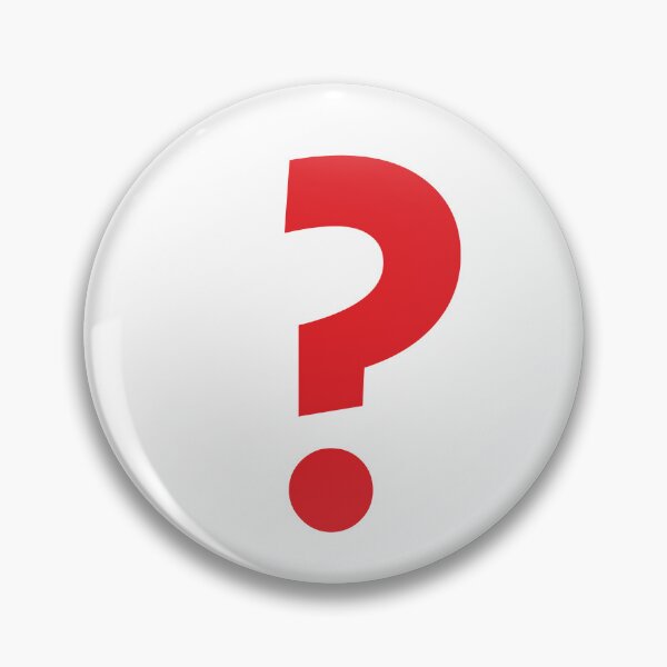 Item preview, Bold Red Question Mark – Minimalist Mystery Design designed and sold by Markloom.co.