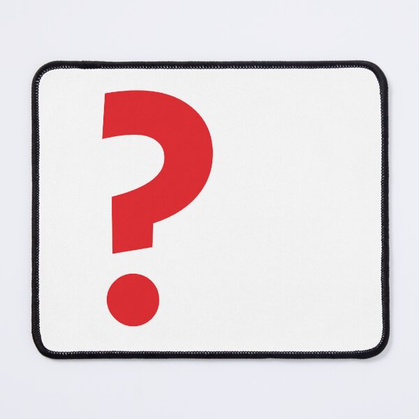 Item preview, Bold Red Question Mark – Minimalist Mystery Design designed and sold by Promoffy.