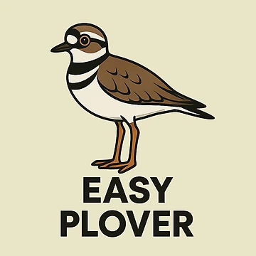 Artwork thumbnail, Easy Plover - Common Ringed Plover by Animal Magnetism