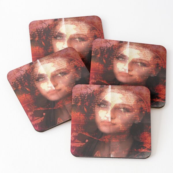 Item preview, Attractive female in abstract design designed and sold by Jennifer Morcom.