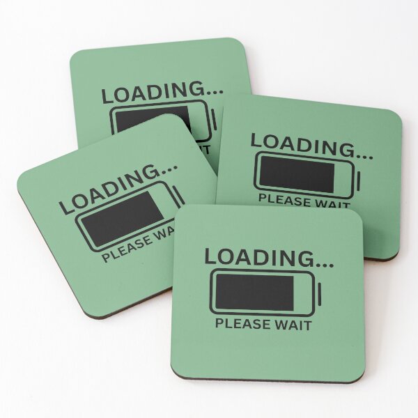 Item preview, Loading Bar Please Wait – Humor Tech Inspired Design designed and sold by Judithjoe89.