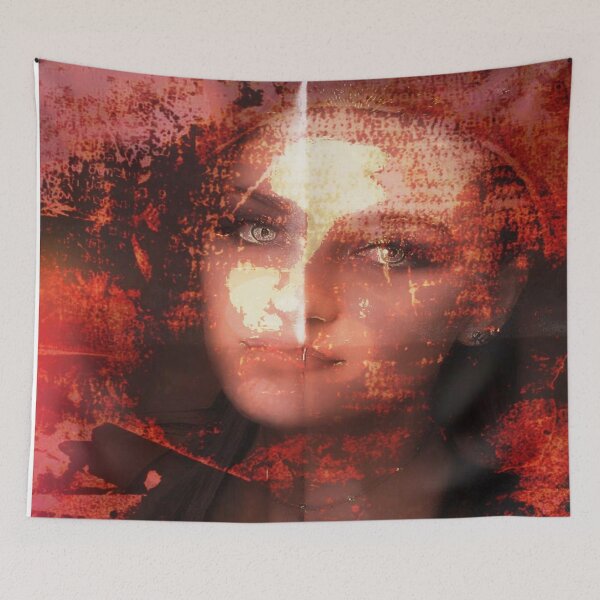 Item preview, Attractive female in abstract design designed and sold by Jennifer Morcom.