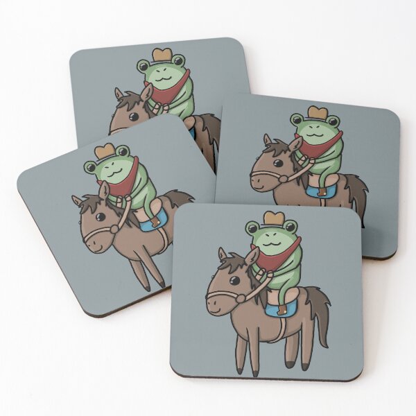 Item preview, Cowboy frog and horsie  designed and sold by Werewolf1343.