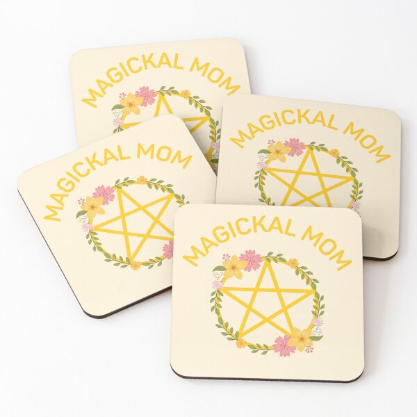 Item preview, Magickal Mom Midsummer Floral Pentacle Cheeky Witch® designed and sold by cheekywitch.