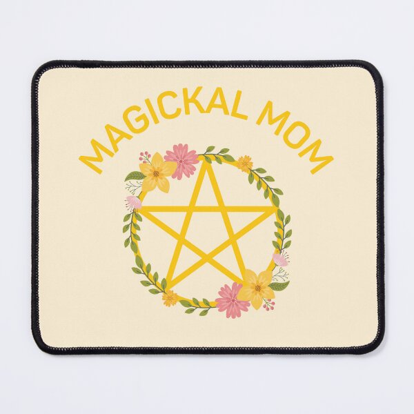 Item preview, Magickal Mom Midsummer Floral Pentacle Cheeky Witch® designed and sold by cheekywitch.