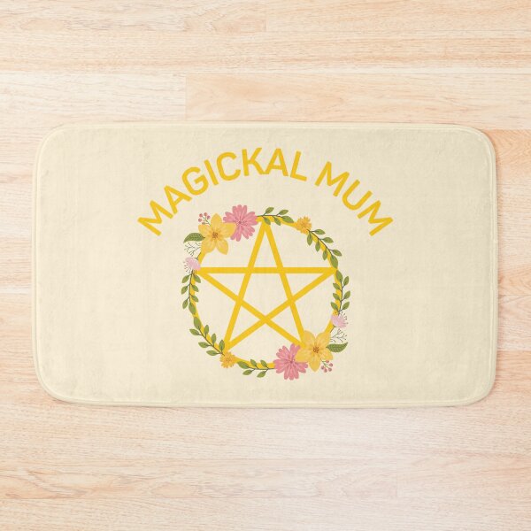 Item preview, Magickal Mum Midsummer Floral Pentacle Cheeky Witch® designed and sold by cheekywitch.