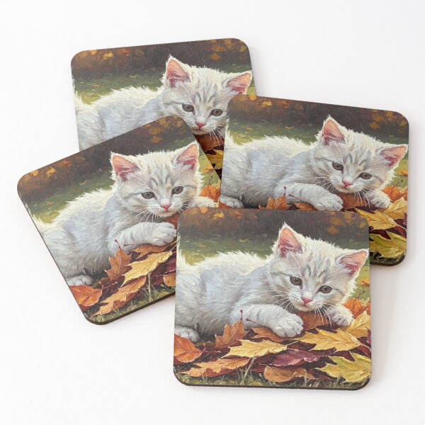 Item preview, Kittens in autumn designed and sold by LilithsDesires.