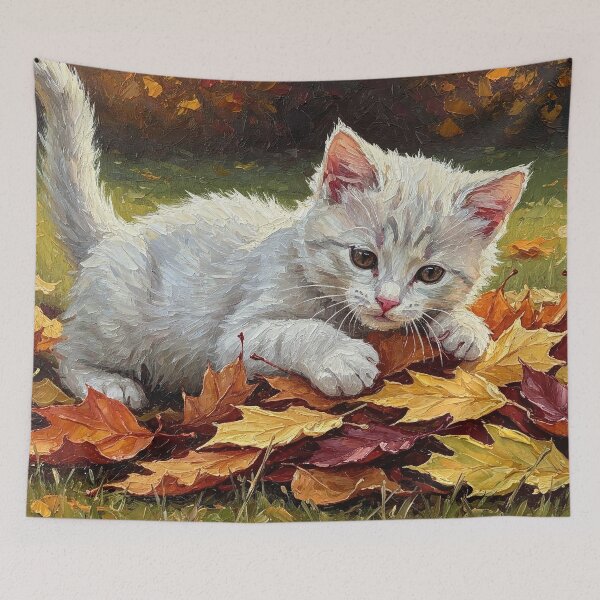 Item preview, Kittens in autumn designed and sold by LilithsDesires.