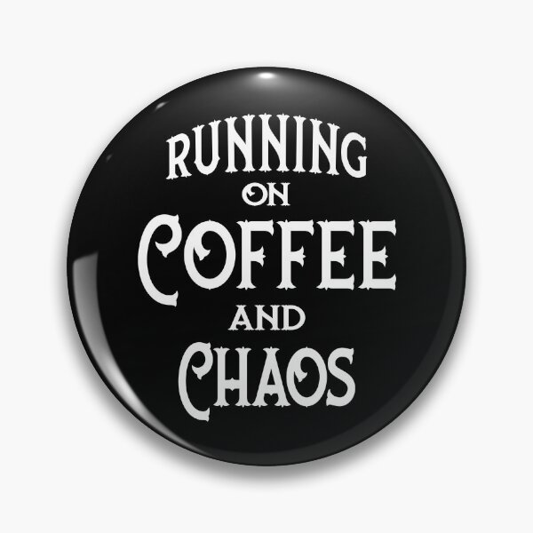 Artikelvorschau, Läuft auf Kaffee und Chaos Cheeky Witch® entworfen und verkauft von cheekywitch.