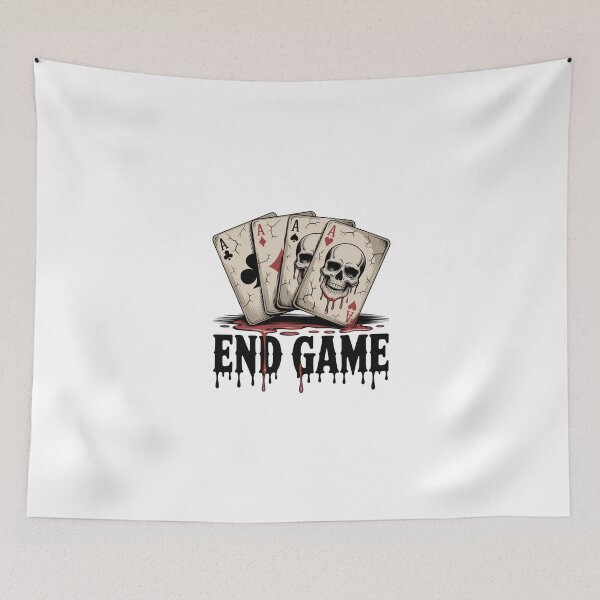 Item preview, End Game – Dark Skull Playing Cards Death designed and sold by PhilllandArt.