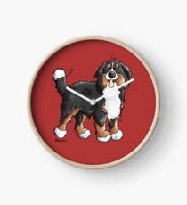 Reloj Happy Bernese Mountain Dog - Comic - Perros - Dibujos animados - Regalo - Gracioso