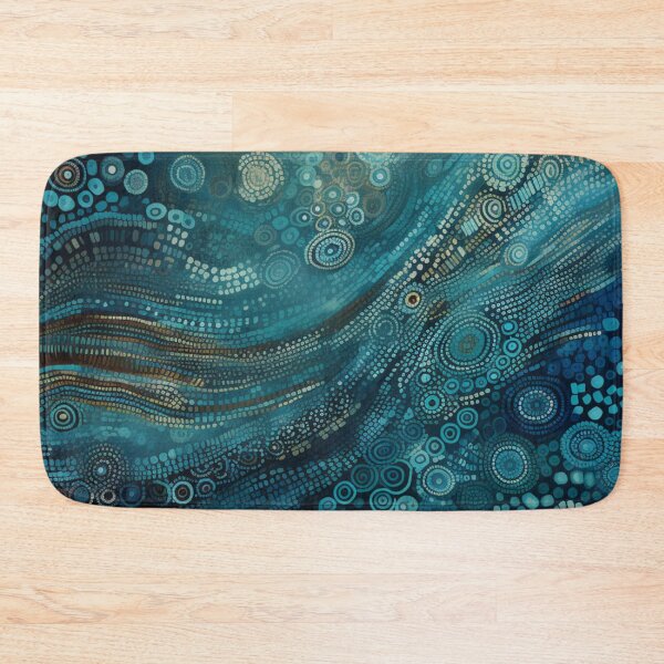 Item preview, Aboriginal Inspired Dot Art - With Oceanic Beauty designed and sold by GrinGalore.