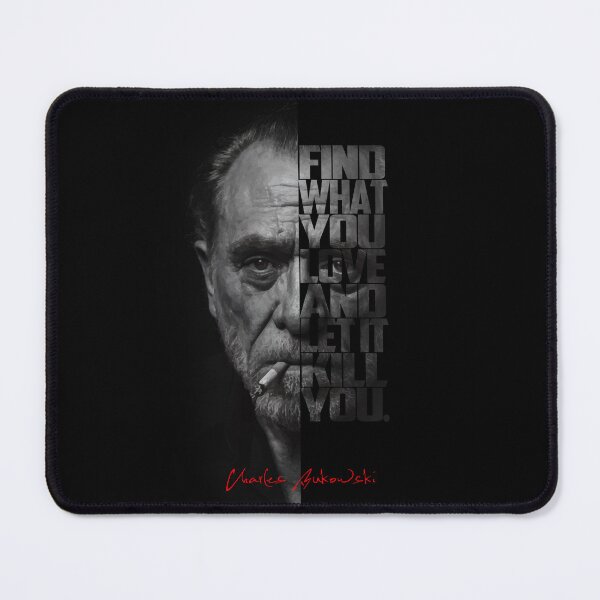 Item preview, Black and white Charles Bukowski quote poster designed and sold by Enea Kelo.