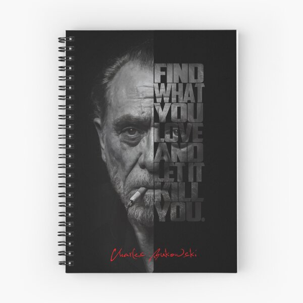 Item preview, Black and white Charles Bukowski quote poster designed and sold by Enea Kelo.