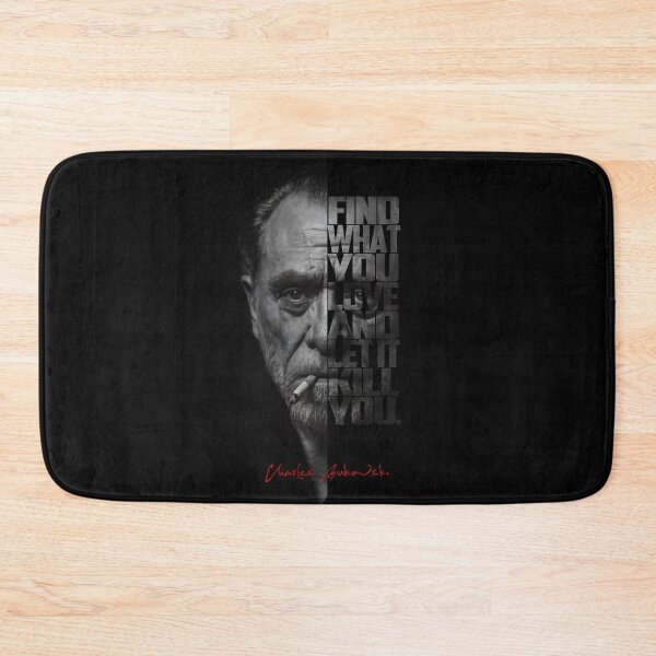 Item preview, Black and white Charles Bukowski quote poster designed and sold by Enea Kelo.