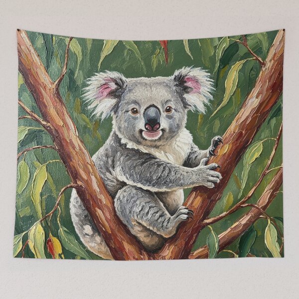 Item preview, Koala in the eucalyptus designed and sold by LilithsDesires.