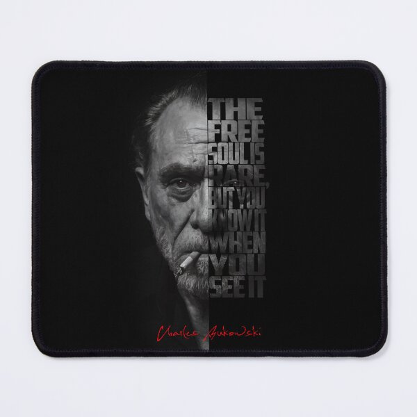 Item preview, Black and white Charles Bukowski quote poster designed and sold by Enea Kelo.