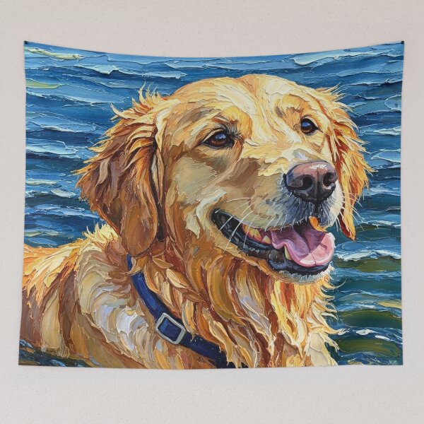 Item preview, Golden retriever designed and sold by LilithsDesires.