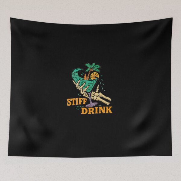 Item preview, Stiff Drink – Funny Skeleton Cocktail Tropic  designed and sold by PhilllandArt.