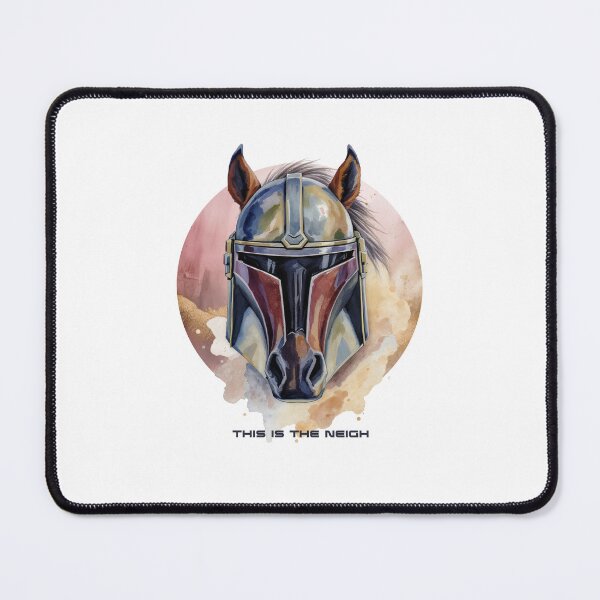 Item preview, This Is the Neigh – Horse Mandalorian Mashup designed and sold by Sunscape-Art.