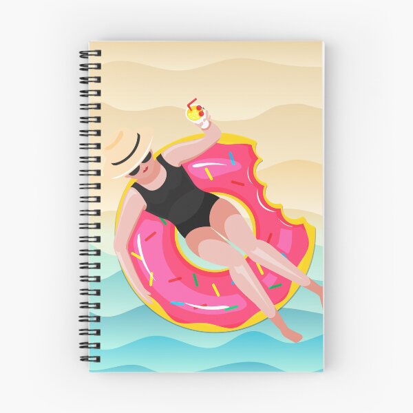 Item preview, bather in donut buoy designed and sold by C DECO C.