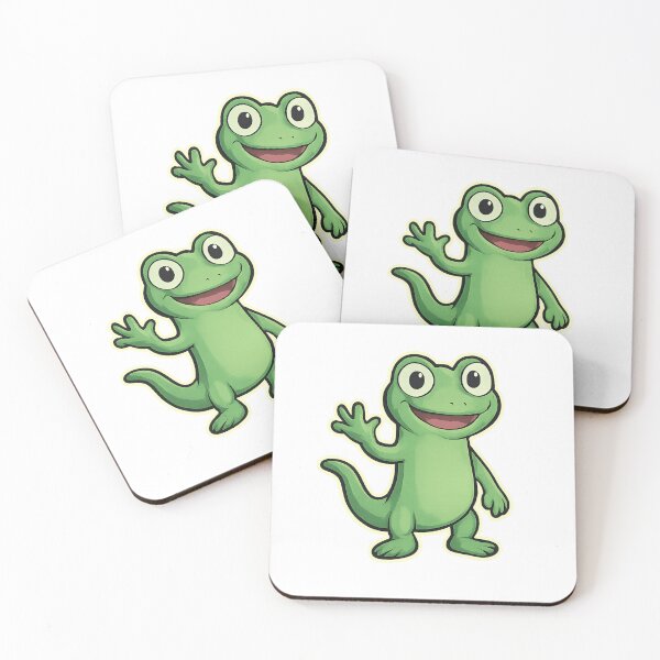 Item preview, Cartoon Lizard Sticker | Fun Animal Design elio Lizard designed and sold by apppilot.