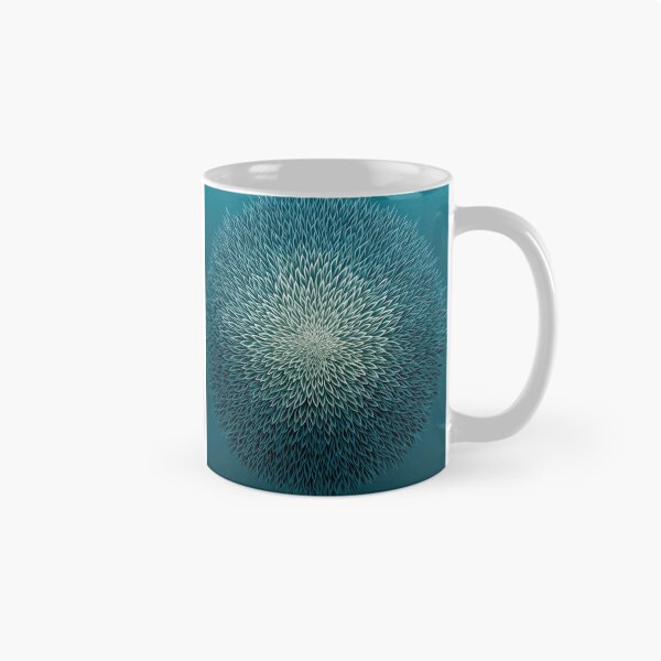 Item preview, Teal Mandala Blossom – Abstract Petal-Like Geometry designed and sold by BasajaunStudio.