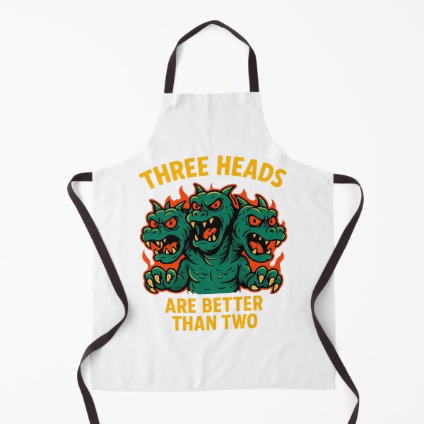 Item preview, Three Heads Are Better Than Two – Funny Monster Cartoon designed and sold by NatureStyle555.