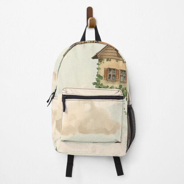 Item preview, Whimsical Floating Cottage Illustration – Cozy Fairytale House in the Clouds | Cottagecore Wall Art & Stickers designed and sold by K@Whimsical cottagecore.