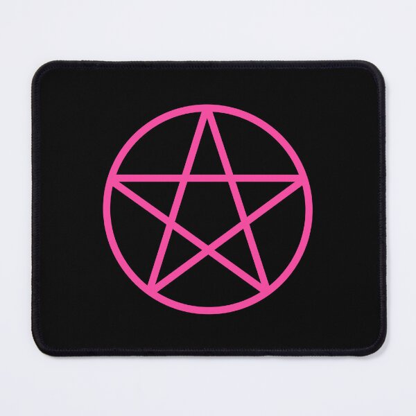 Item preview, Pagan Wiccan Cheeky Witch® Pink Pentacle designed and sold by cheekywitch.