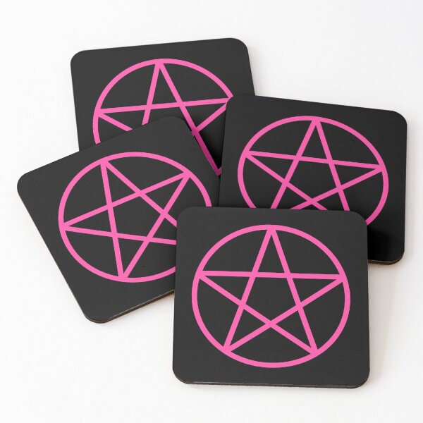 Item preview, Pagan Wiccan Cheeky Witch® Pink Pentacle designed and sold by cheekywitch.