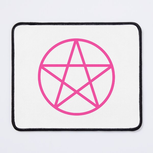 Item preview, Pagan Wiccan Cheeky Witch® Pink Pentacle designed and sold by cheekywitch.