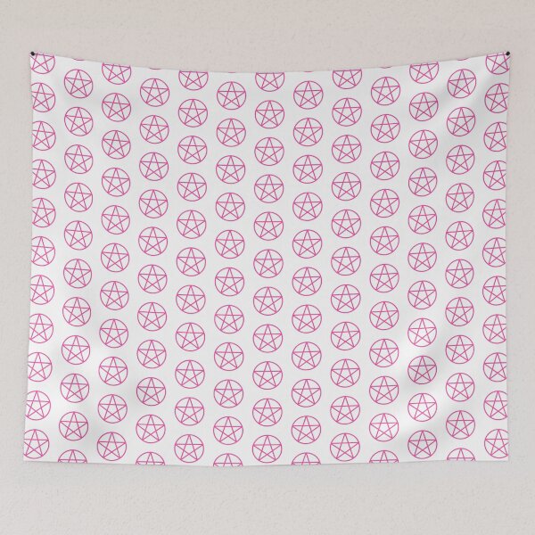 Item preview, Pagan Wiccan Cheeky Witch® Pink Pentacle designed and sold by cheekywitch.