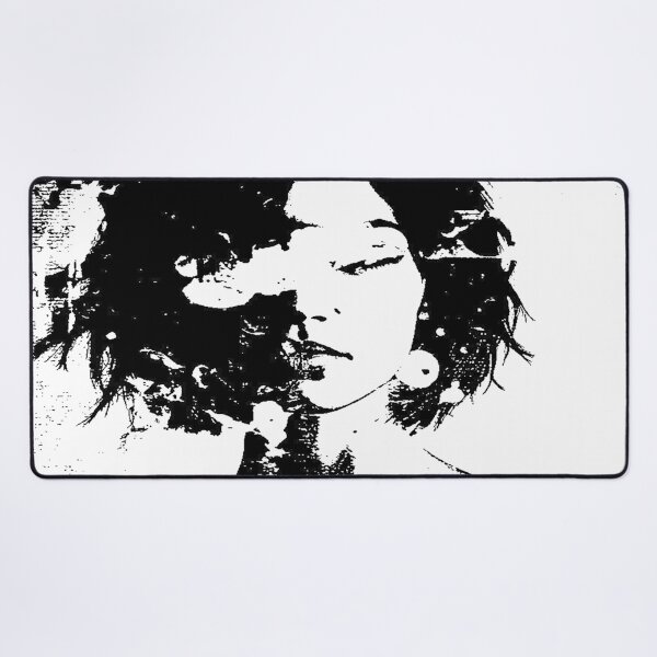 Item preview, Black and white attractive female in abstract design designed and sold by Jennifer Morcom.