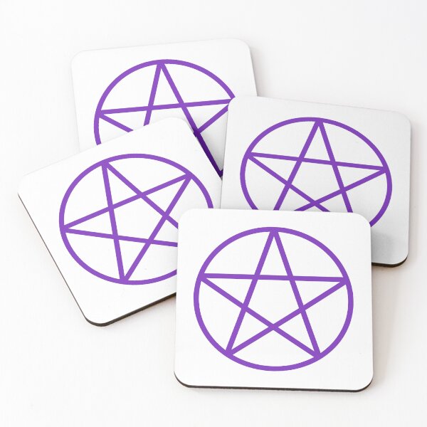 Item preview, Pagan Wiccan Cheeky Witch® Purple Pentacle designed and sold by cheekywitch.