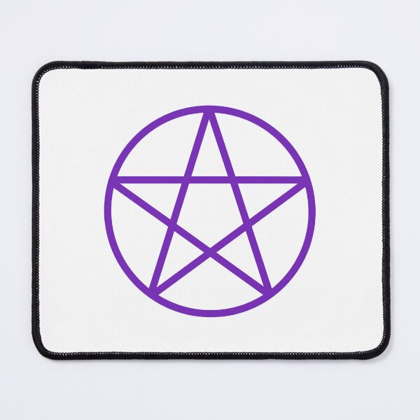 Item preview, Pagan Wiccan Cheeky Witch® Purple Pentacle designed and sold by cheekywitch.