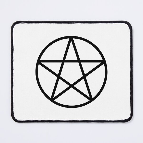 Item preview, Pagan Wiccan Cheeky Witch® Black Pentacle designed and sold by cheekywitch.
