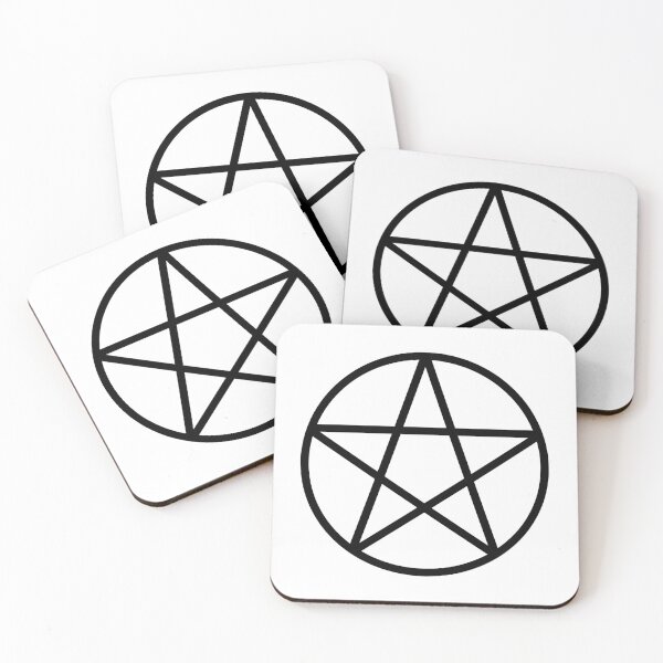 Item preview, Pagan Wiccan Cheeky Witch® Black Pentacle designed and sold by cheekywitch.