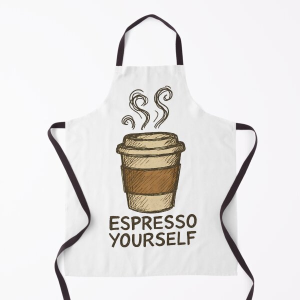 Item preview, Espresso Yourself – Rough Sketch Coffee Cup Illustration designed and sold by WojcikDesigners.