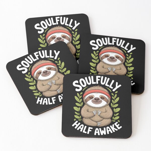 Item preview, Meditating Sloth – Calm Cartoon Mindfulness and Relaxation Vibes designed and sold by Taans-Creation.