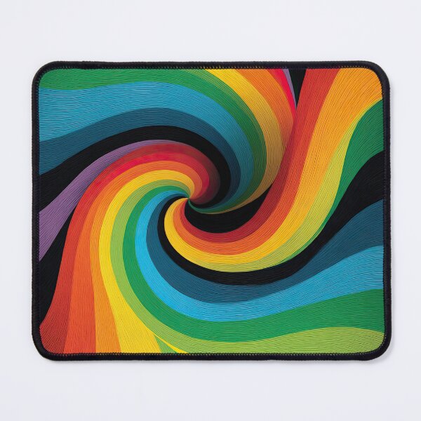 Item preview, Psychedelic Rainbow Vortex – Swirling Abstract Flow designed and sold by BasajaunStudio.