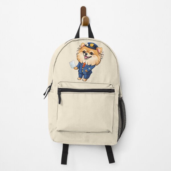 Item preview, Special Delivery Pomeranian — Cute Postman Dog Art designed and sold by jglobal360.